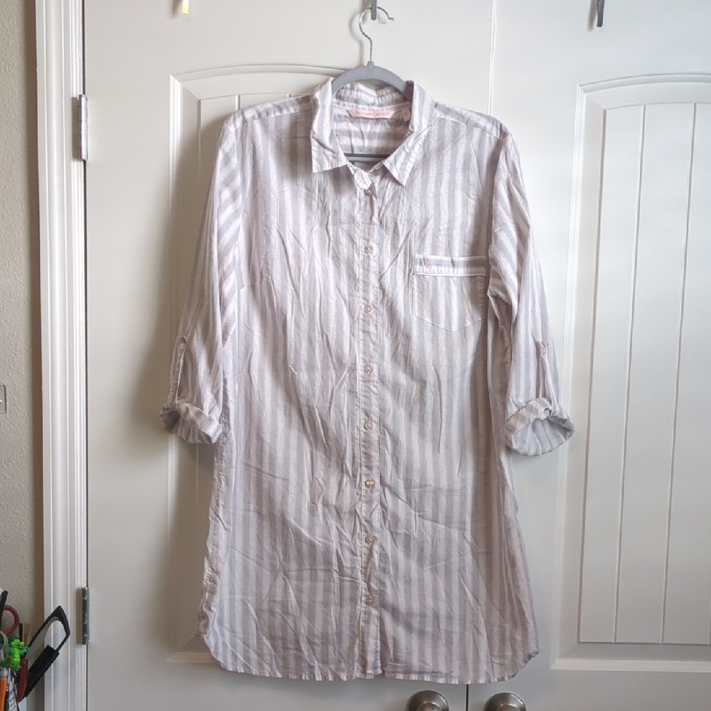 Victoria's Secret Button Front Sleepshirt